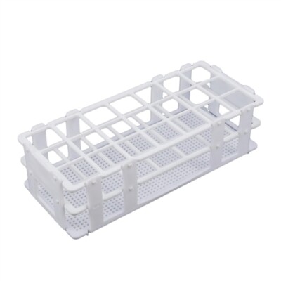 Stack Rack, 30mm, 21 Place, White, PP, Karter Scientific 253X2 (Single)