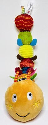 Sozzy Plush Caterpillar Rattle Crinkle Squeak Ruler Plush Developmental 23''