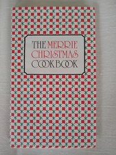 80s Vintage Hardcover The Merrie Christmas Cookbook ~ Peter Pauper Press ~ 1984