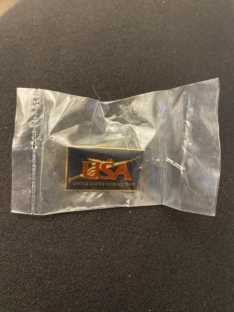 Olympic Fencing Pin USA United States Fencing TEAM Unopened
