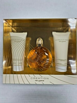 TED LAPIDUS CREATION 3 PCS GIFT SET FOR WOMEN EDT, BODY MILK, BATH & SHOWER GEL