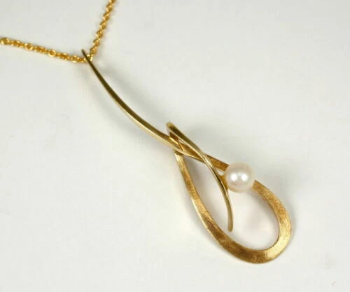 Perle Perle Echtschmuck-Halsketten & -Anhänger