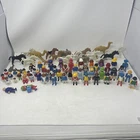 Playmobil Figure Lot Of 69 Vintage 1990s 80s 70s Random Assorted People Animals