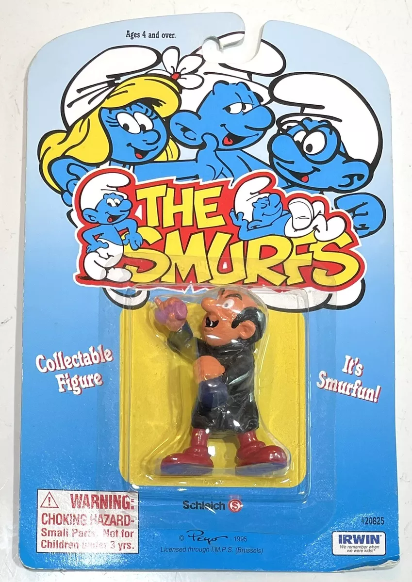 The Smurfs GARGAMEL Figure PEYPO 1995 Irwin Toys Bad Guy Villain