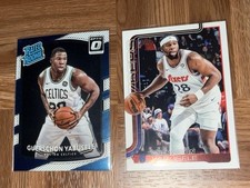 Lot Of Two (2) Guerschon Yabusele Trading Cards NBA 76ers France RC Celtics 2016