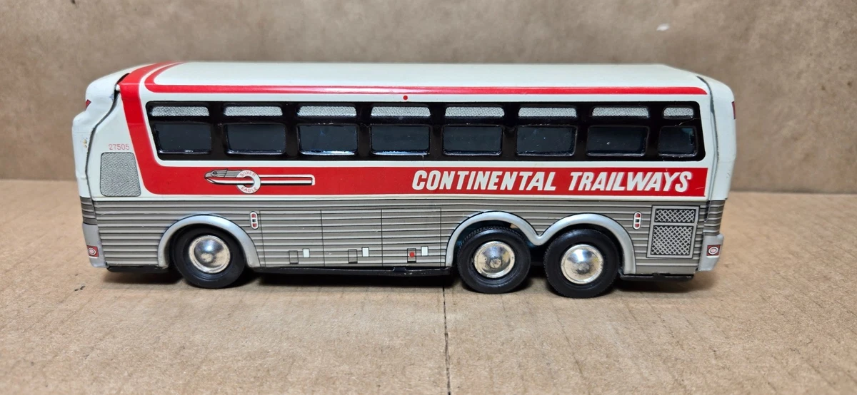 Trailways Toy Bus In Vintage & Antique Tin Toy Vehicles for sale