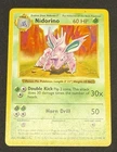 Nidorino 37/102 Shadowless Base Set Unlimited Vintage WOTC Pokémon TCG LP