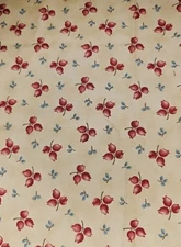 100% Cotton Fern Hill Berries Folk Art Primitive Jan Patek Moda Fabric 1/4Y