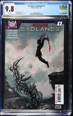 Predator Badlands #1 Juan Ferreyra Cover A 1st Print Marvel 2025 CGC 9.8