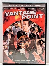 VANTAGE POINT 2-DISC DELUXE EDITION DVD 2008 *BUY 2 GET 1 FREE*-*W/ TRACKING*