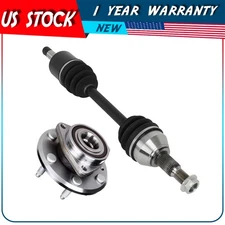 1X Front Left CV Axle Shaft & Wheel Bearing Hub For Buick Enclave 2008 2009-2017
