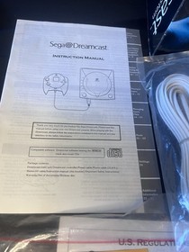 Sega Dreamcast Console Box Controller Paperwork Tested Works Great Demo Disc