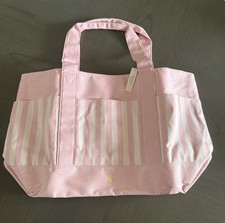 Victorias Secret Pocket Tote Bag Weekender Canvas Tote Bag New