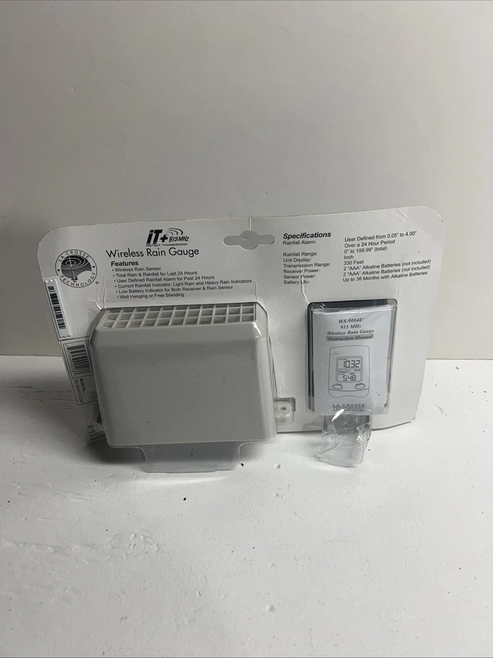 La Crosse Technology Wireless Rain Measurement Gauge Self-Emptying Rain Bucket - Image 3 of 3