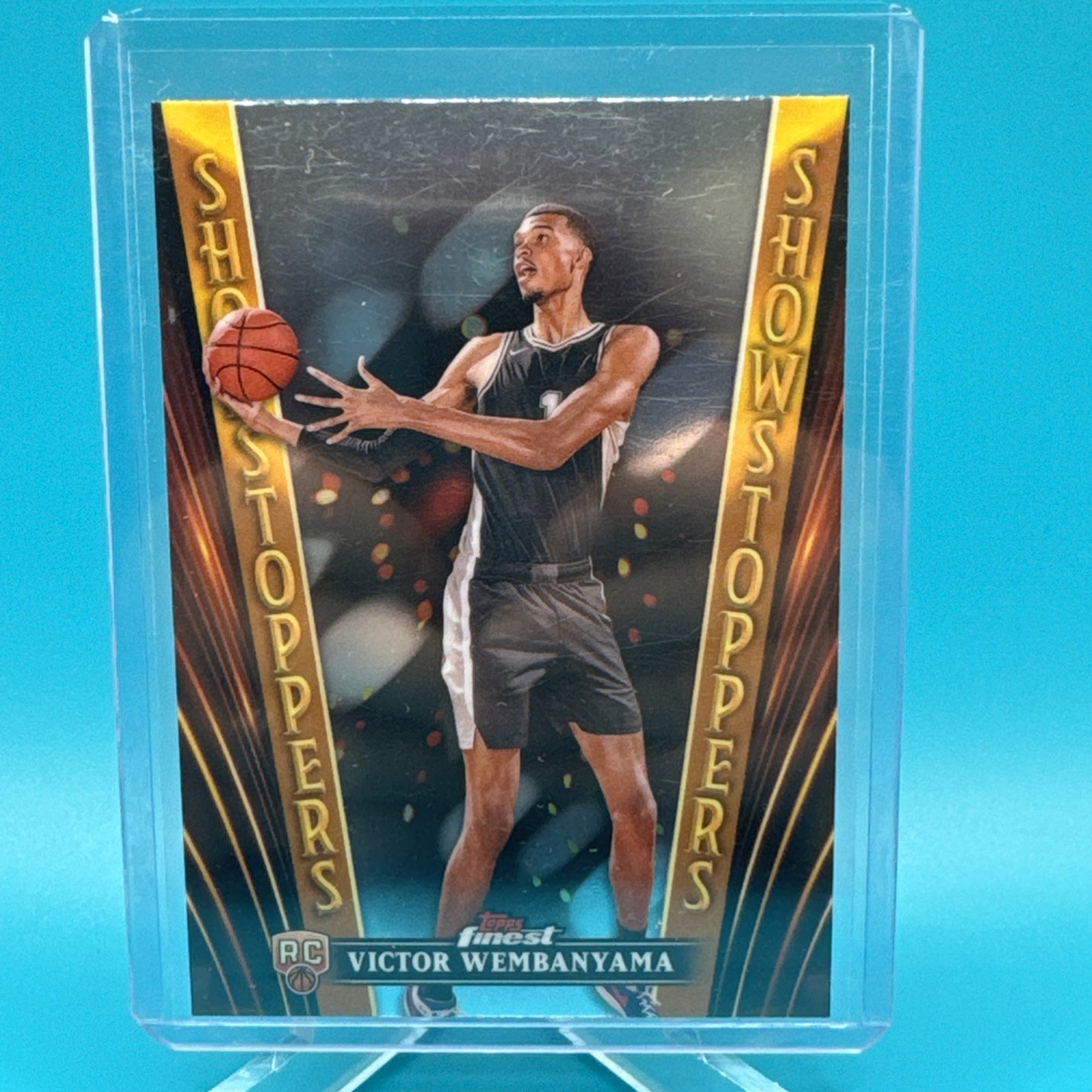 victor wembanyama 2023-24 Topps Finest Basketball Showstoppers 🔥🔥