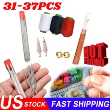 31-37PCS Big Eye Steel Sewing Needles Kit