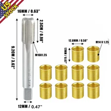 11PCS/Box Universal Spark Plug Thread Repair Tools Kit with M14x1.25 Inserts