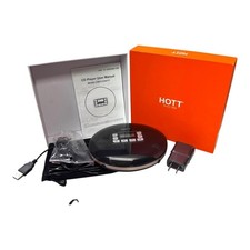 Hott Portable CD Player With USB Cable Wired Earphones  Charger Original Box