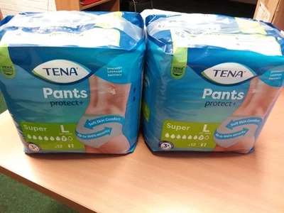 PANTALONES TENA PROTECT+ PACK SUPER 12 X 4 TALLA GRANDE 100-135CM (48 EN TOTAL) UNISEX - Imagen 1 de 2
