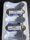 2001 P&D Kennedy Half Dollars US Mint Wrapped Rolls w/ original box