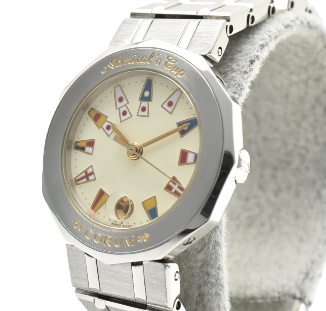 CORUM Admirals cup 39.130.24V585 Date beige Dial Quartz Ladies Watch_955471 Corum Admiral main image 2