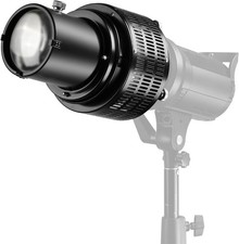 Optical Snoot Bowens Mount Projector Attachment Kit W/ 8 Gobos Color  10