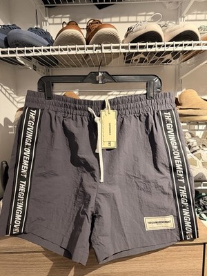 Men s TGM The Giving Movement Shorts Grey Size Large New with Tags