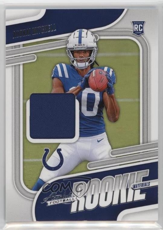 Adonai Mitchell Panini National Treasures Collegiate Flawless Rookie Gem Signatures #AML Base