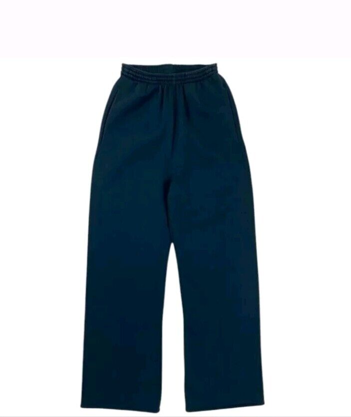 Yeezy Gap Dark Blue Heavy Wide Leg Sweatpants Men 06 FLEECE Yeezy Gap Dark Blue Heavy Wide Leg Sweatpants Men 06 FLEECE