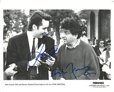 John Cusack & Stephen Frears signed The Grifters 8X10 Original Still Photo