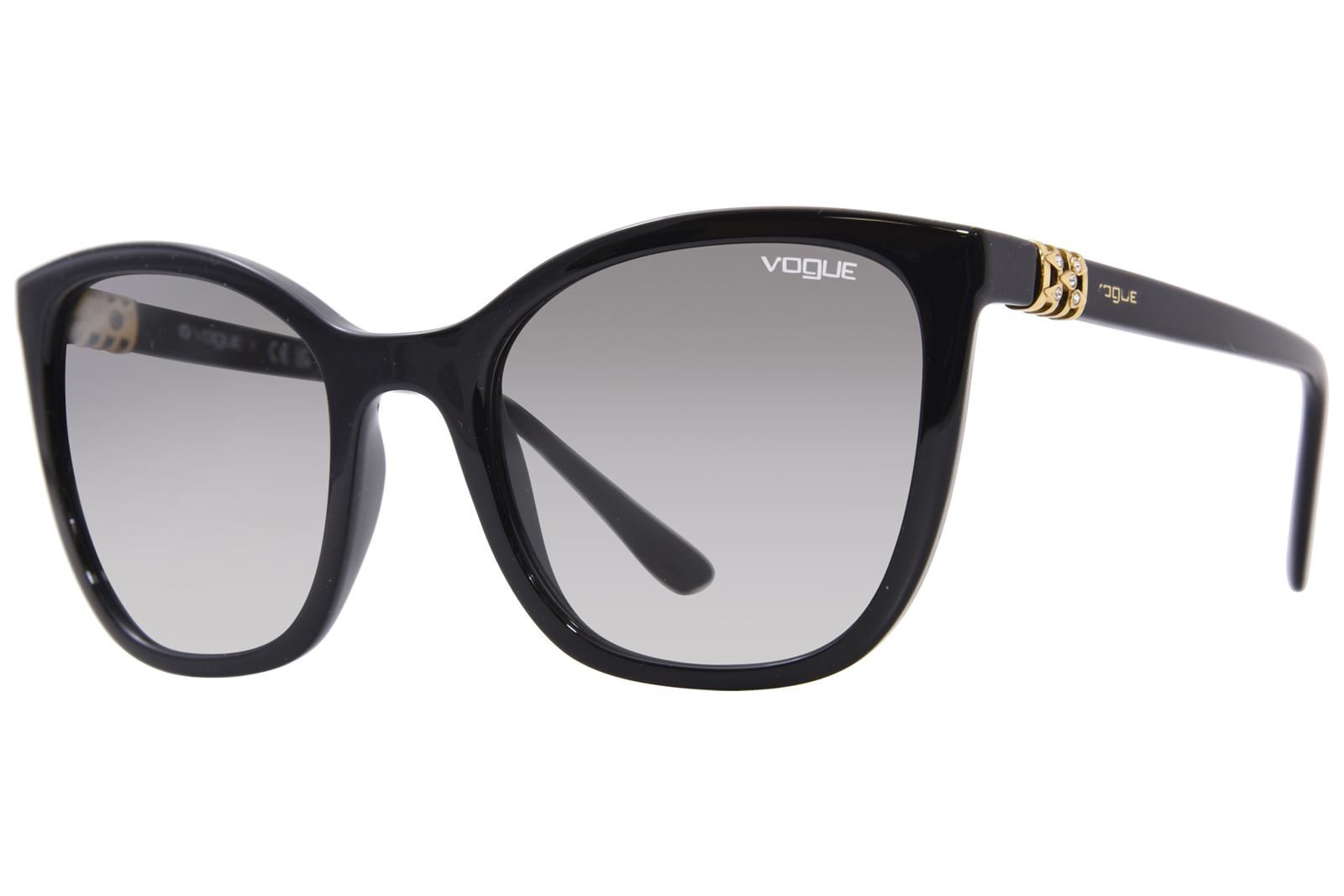 Солнцезащитные очки Vogue VO5243SB W4411 Женские черныесерые с градиентными линзами 53 мм 13190₽