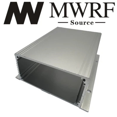 MWRF SOURCE Silver Aluminum Project Box Case Electronic Enclosure 1.5" X 2.91" X 4.33"