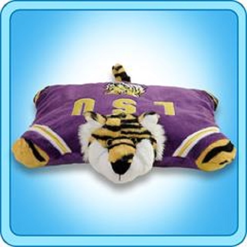 LSU Tigers Large 18" Mascot Pillow Pet NCAA eBay