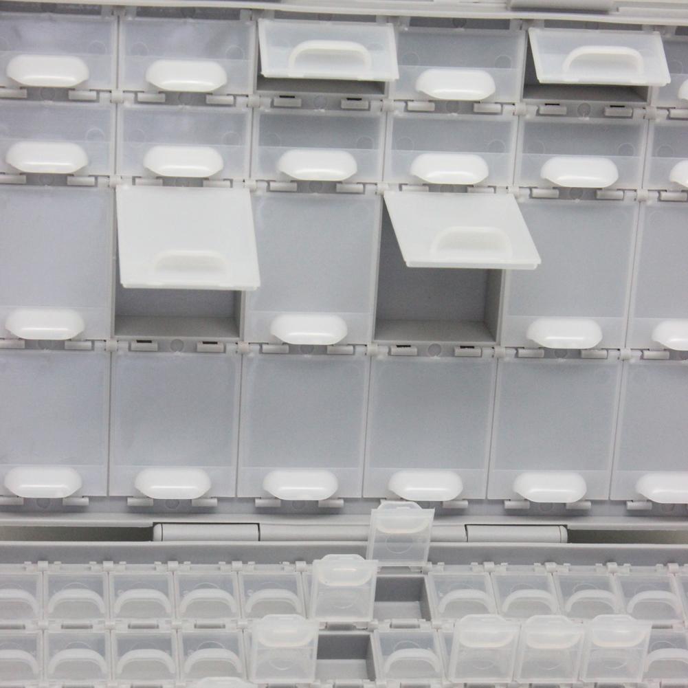 AideTek BOXALL Enclosure Boxes - 4 Pack, Surface Mount With Lid And Label, ABS Plastic