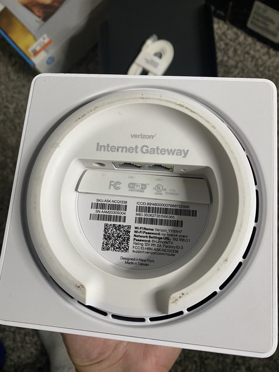 A.P.C. PXBMWF61859LZZ 関税送料込 Verizon Internet Gateway 5G Router, ASK-NCQ1338 | eBay