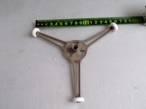 Mikrowelle dreh Fuß 16cm Antriebsring mit 3 Rollen