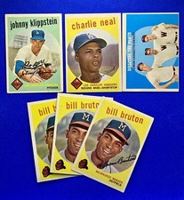 1959 Topps Baseball Lot (271 Cards) VG-VGEX+. LT591