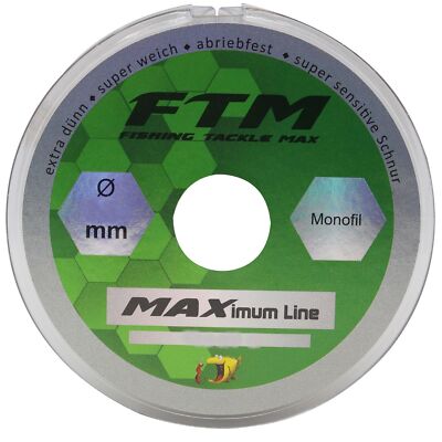 (0,05 /1m) FTM Schnur MAXimum Line - 150m monofile Angelschnur, Schnur