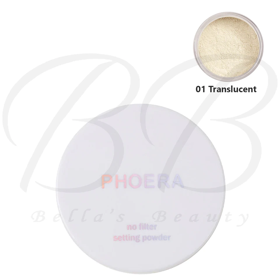 Phoera Aquapurity Setting Matte Face Powder and Makeup Foundation Set - 101 Translucent, 25g