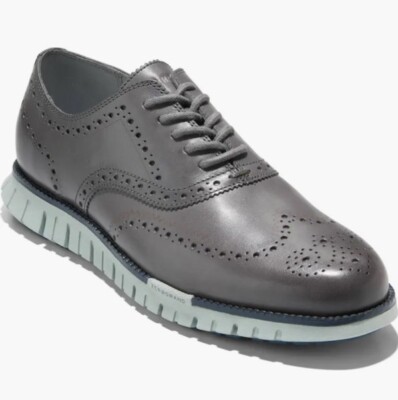 Men s Oxford Cole Haan ZG Remastered Wingtip - Tornado / CloudBlue Size 10 M