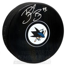 Brent Burns San Jose Sharks Signed Autographed Sharks Hockey Puck