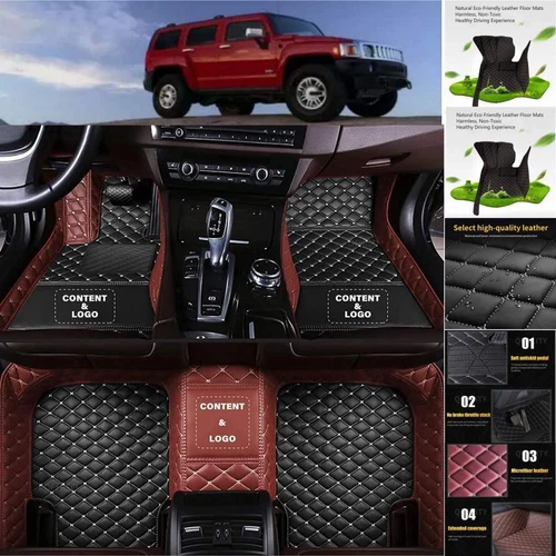 For Hummer H2 H3 Car Floor Mats Custom Waterproof Carpets Liners Pads Handmade - Imagen 16 de 35