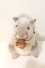 Miyoni Gray AMERICAN Squirrel WITH ACORN Plush Animal by Aurora NWT