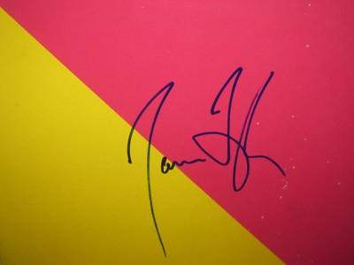 JAMES TAYLOR SIGNED FLAG ALBUM VINYL INSERT CLASSIC ROCK AUTOGRAPH