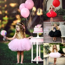 Flower Girls Princess Dress Kids Party Wedding Pageant Formal Tutu Gown Dresses