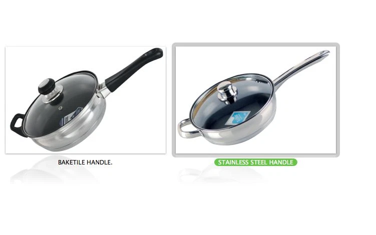 BUCKINGHAM INDUCTION DEEP SAUTE PAN/FRY FRYING PAN 24 cm/2.7 Ltr WITH GLASS LID.