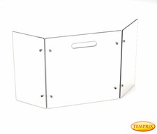 Parascintille Vetro Protezione Anti Spruzzo Camino Forno Möbelschutz Ice Look