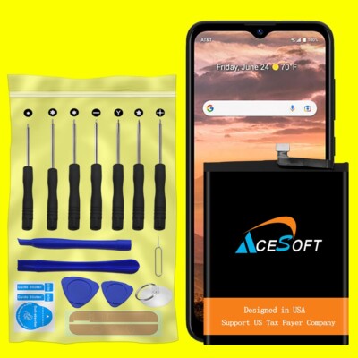 Large Capacity AceSoft 4100mAh Battery Repair Tool f AT&T Maestro 3 U626AA Phone
