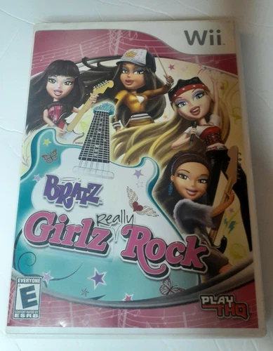 Bratz: Girlz Really Rock (Nintendo Wii, 2008) GAME COMPLETE with MANUAL TESTED