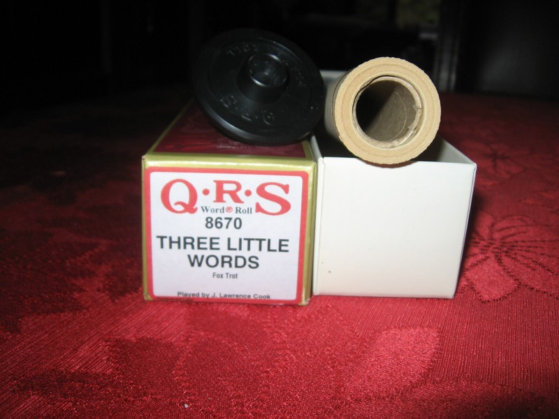 Three Little Words - QRS Player Piano Roll #8670: Hear It Play!